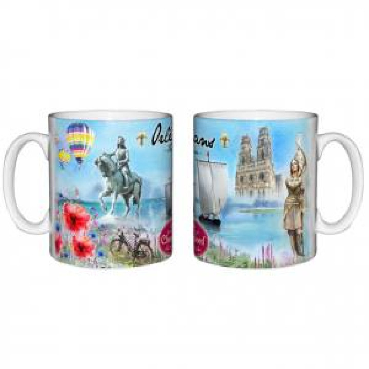 Mug blanc Décor Orleans France Blanc Taille unique
