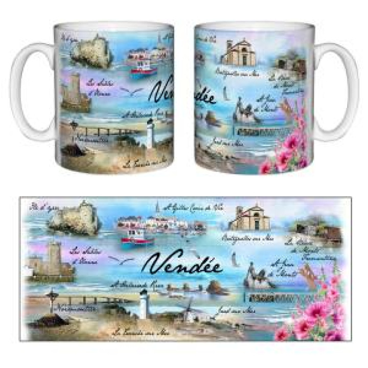 Mug blanc Décor Vendée Blanc Taille unique
