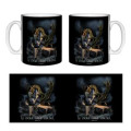 Mug blanc Dragon Abbaye du Mont Saint Michel Blanc Taille unique