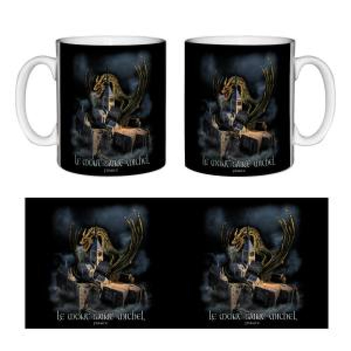 Mug blanc Dragon Abbaye du Mont Saint Michel Blanc Taille unique