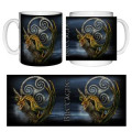 Mug blanc Dragon Celtik Tales Blanc Taille unique