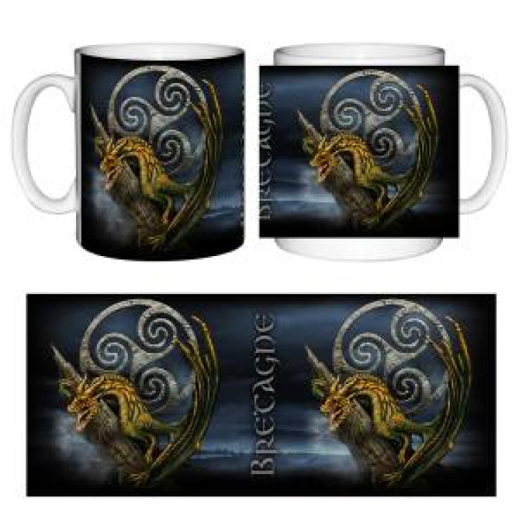 Mug blanc Dragon Celtik Tales Blanc Taille unique