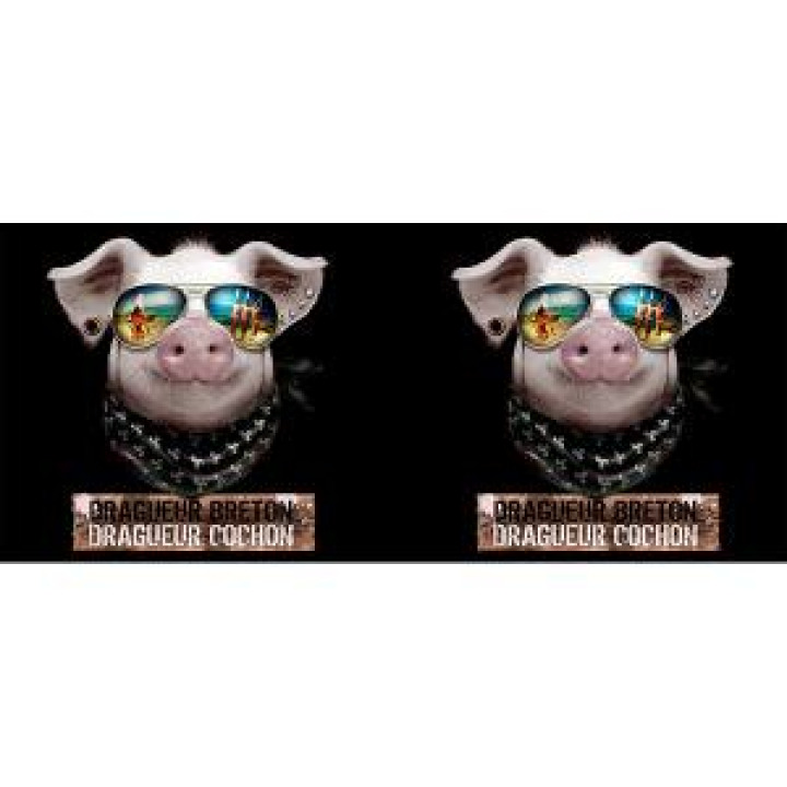 Mug blanc Dragueur Breton Dragueur Cochon Blanc Taille unique