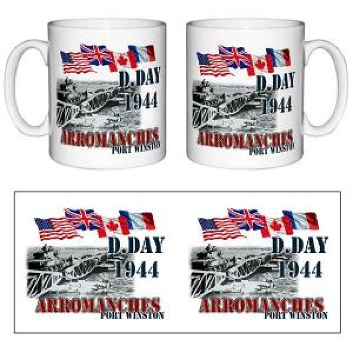 Mug blanc Drapeaux Port Winston Sans Fond Gris Blanc Taille unique