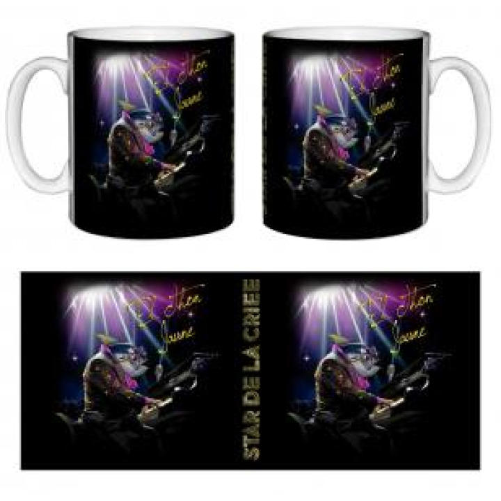 Mug blanc El Thon Jaune Star de la Criee Blanc Taille unique