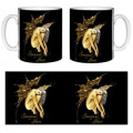 Mug blanc F&eacute;e Ailes M&eacute;talliques Steampunk Feerie Blanc Taille unique