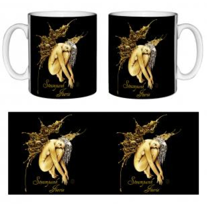 Mug blanc Fée Ailes Métalliques Steampunk Feerie Blanc Taille unique
