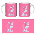 Mug blanc F&eacute;e Papillon Broc&eacute;liande Blanc Taille unique