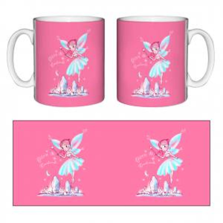 Mug blanc Fée Papillon Brocéliande Blanc Taille unique