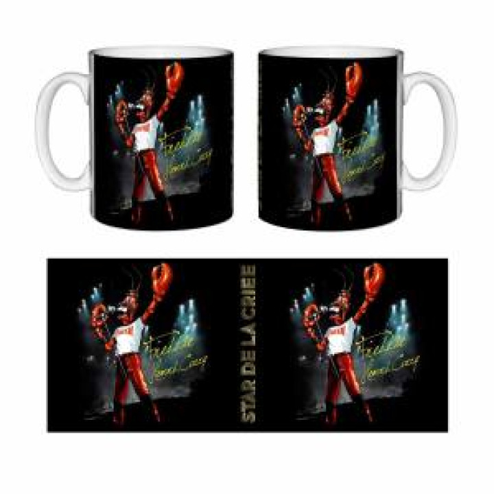 Mug blanc Freddie Homard Curry Star de la Criee Blanc Taille unique