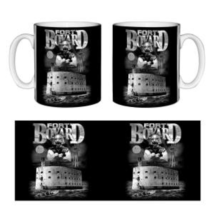 Mug blanc Gardien Fort Boyard Version Gamme Black Fort Boyard Blanc Taille unique