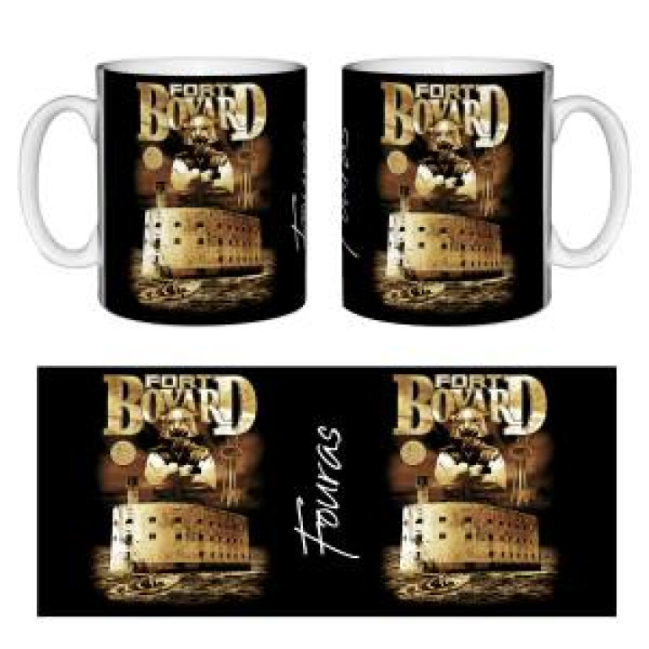 Mug blanc Gardien Fort Boyard Version Or Fouras Blanc Taille unique