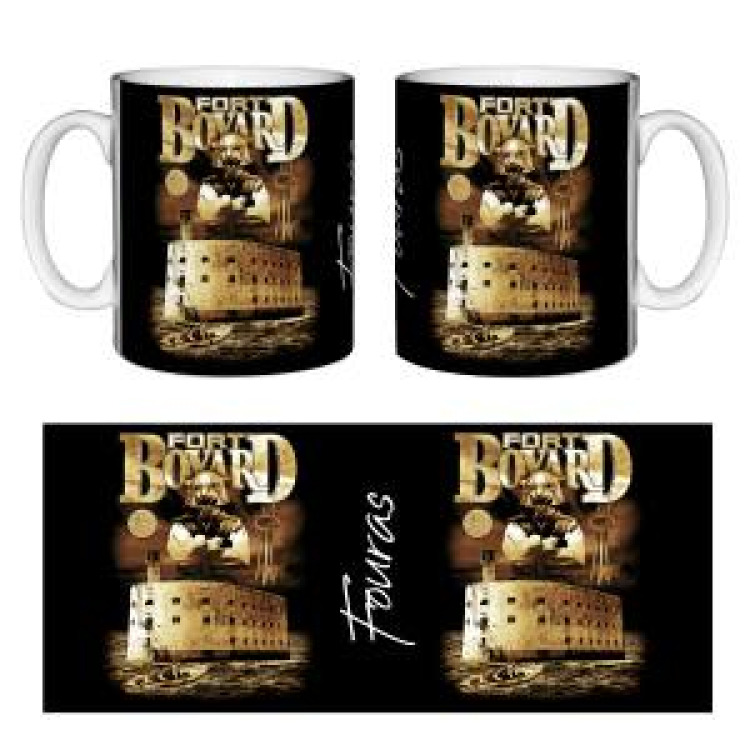 Mug blanc Gardien Fort Boyard Version Or Fouras Blanc Taille unique