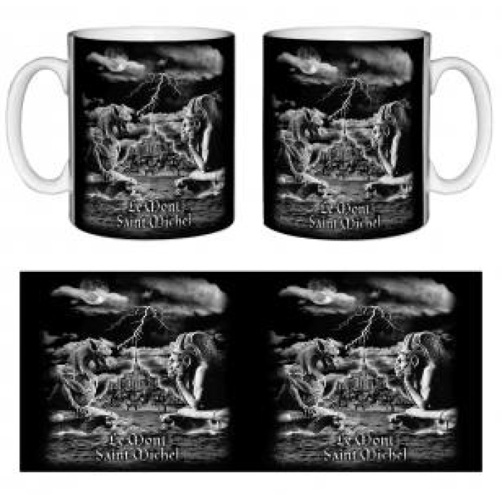 Mug blanc Gargouilles Mont Saint Michel Blanc Taille unique