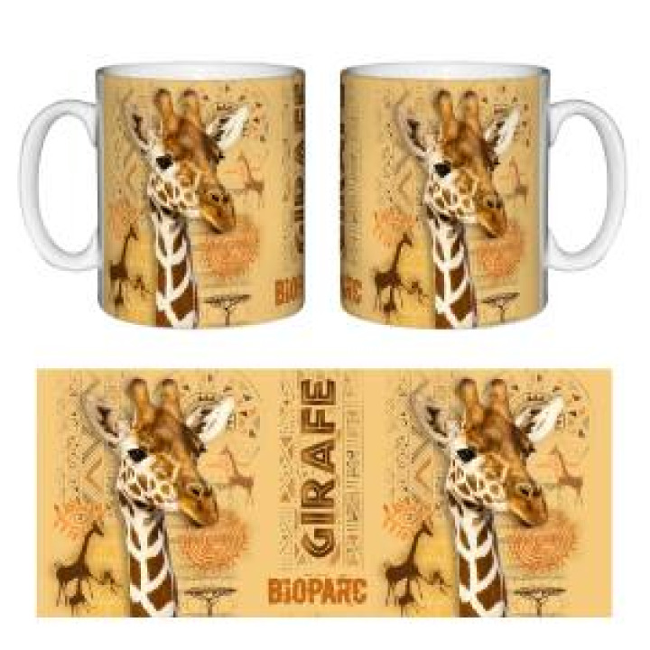 Mug blanc Girafe Intemporel Bioparc Blanc Taille unique