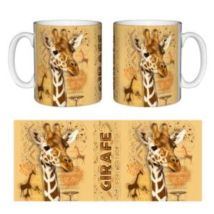 Mug blanc Girafe Intemporel Blanc Taille unique