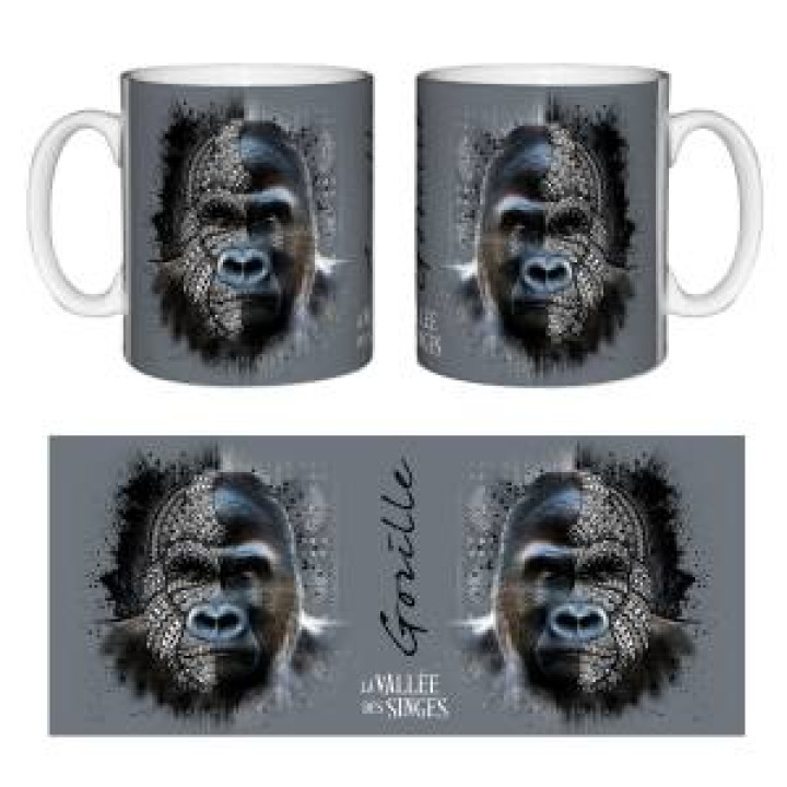 Mug blanc Gorille Native Tribes Vallée des Singes Blanc Taille unique