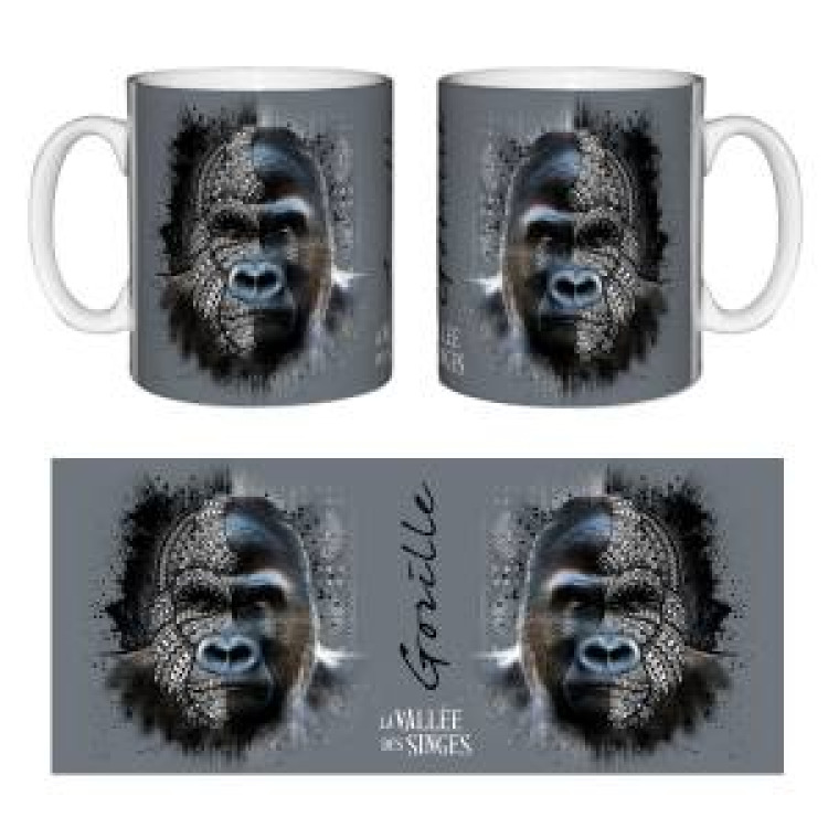 Mug blanc Gorille Native Tribes Vallée des Singes Blanc Taille unique