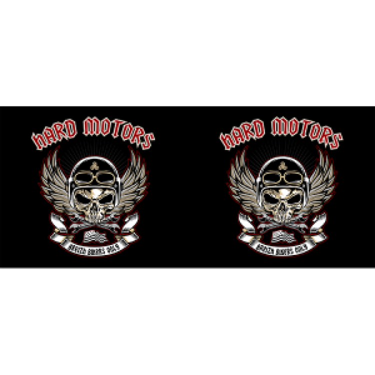 Mug blanc Hard Motors Biker Blanc Taille unique