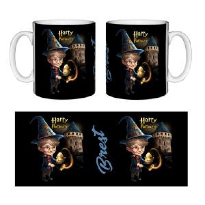 Mug blanc Harry Pod Beurre Brest  la Tour Tanguy Blanc Taille unique
