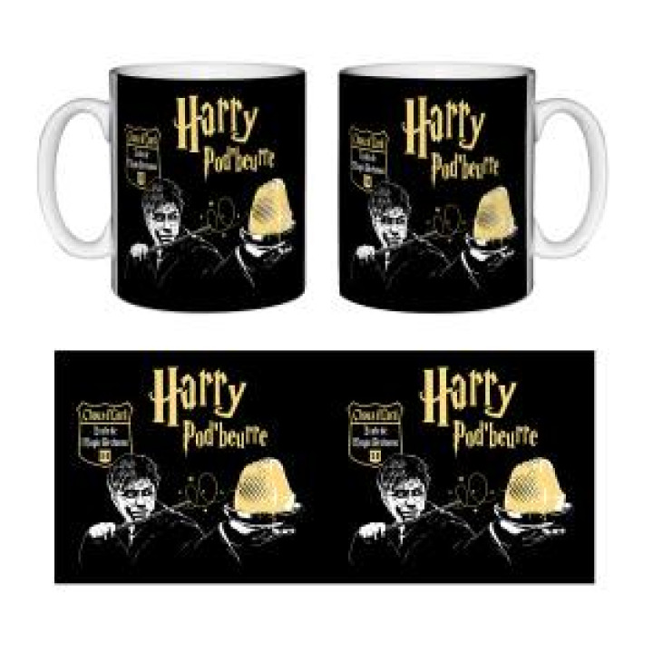 Mug blanc Harry Pod Beurre Choux D Lard Blanc Taille unique