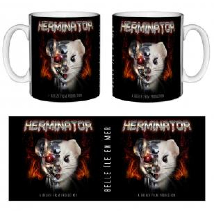 Mug blanc Herminator Belle Île en Mer Blanc Taille unique