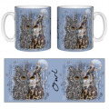 Mug blanc Hibou Native Tribes Blanc Taille unique
