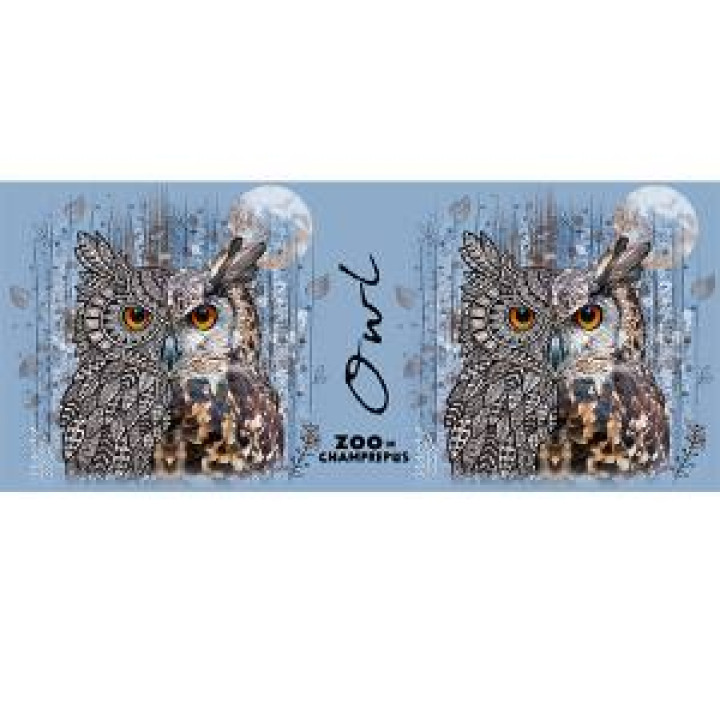 Mug blanc Hibou Tribes Zoo de Champrepus Blanc Taille unique