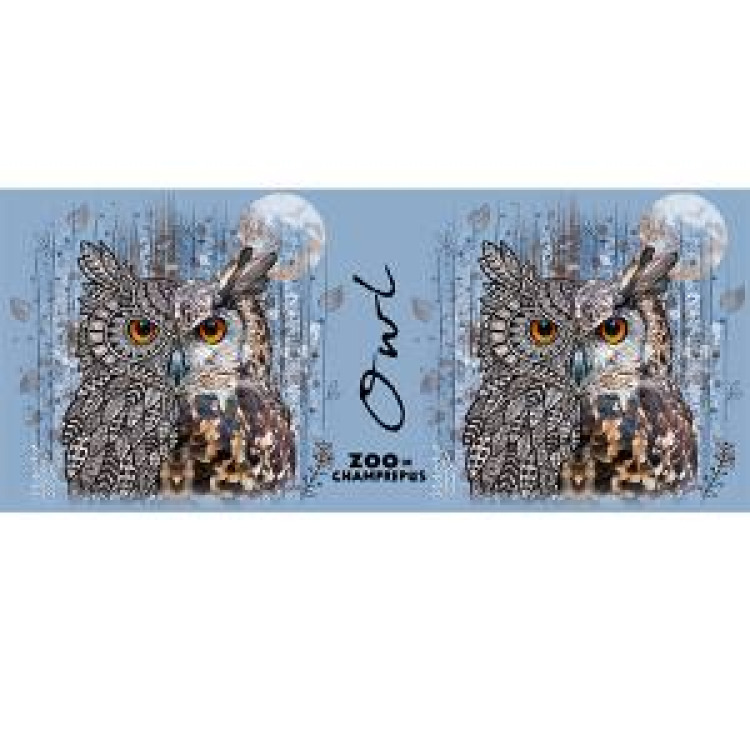 Mug blanc Hibou Tribes Zoo de Champrepus Blanc Taille unique