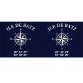 Mug blanc &Icirc;le de Batz GPS Blanc Taille unique