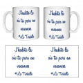 Mug blanc J'habite Ou Tu Pars en Vacances... La Turballe Inscription Marine Blanc Taille unique