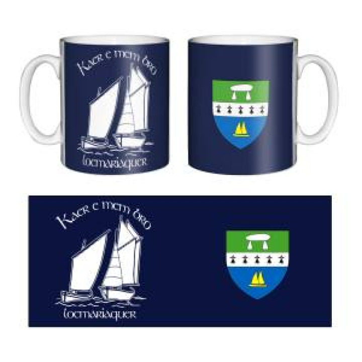 Mug blanc Kaer E Mem Bro Voiliers Blanc Taille unique