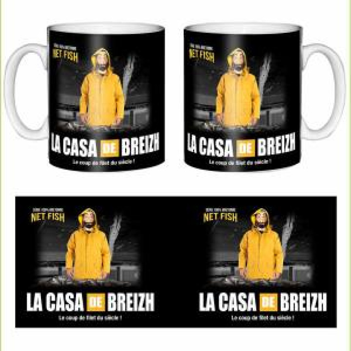 Mug blanc La Casa de Breizh Blanc Taille unique
