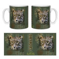 Mug blanc Léopard Intemporel Zoo des Sables d’Olonne Blanc Taille unique