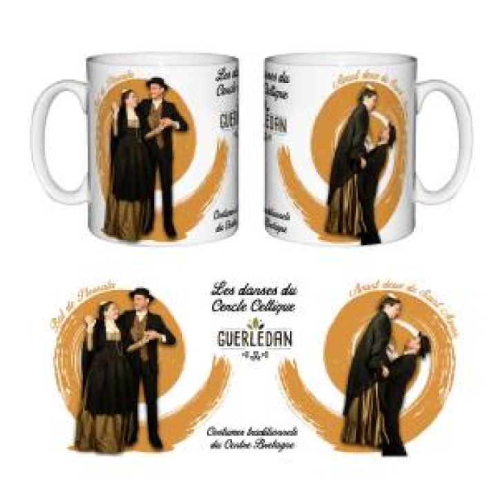 Mug blanc les Danses du Cercle Guerlédan Blanc Taille unique
