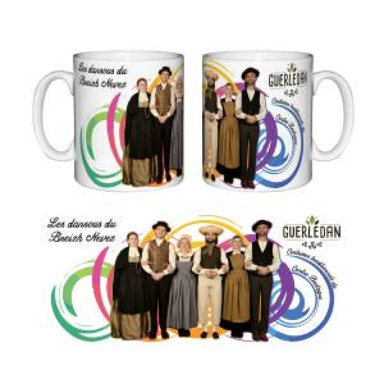 Mug blanc les Dansous.... Guerl&eacute;dan Blanc Taille unique