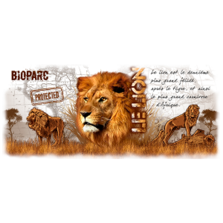 Mug blanc Lion Bioparc Blanc Taille unique