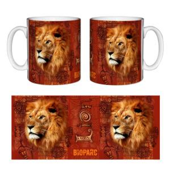 Mug blanc Lion Intemporel Bioparc Blanc Taille unique