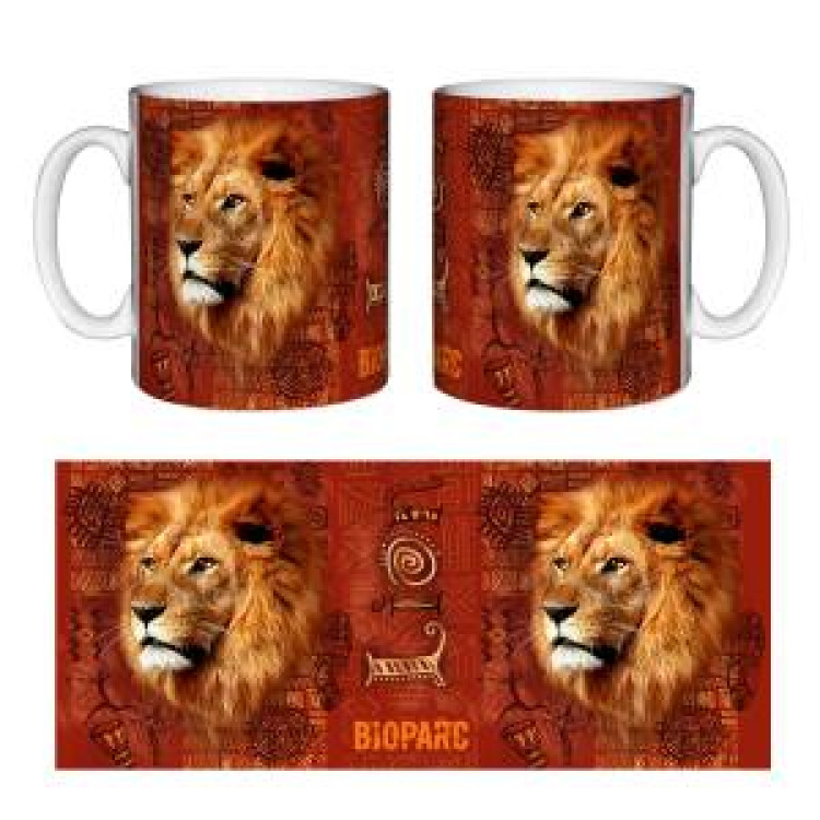 Mug blanc Lion Intemporel Bioparc Blanc Taille unique