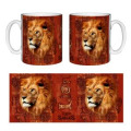 Mug blanc Lion Intemporel Zoo des Sables d’Olonne Blanc Taille unique