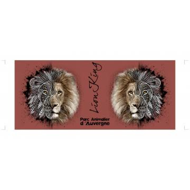 Mug blanc Lion Tribes Parc Animalier dAuvergne Blanc Taille unique