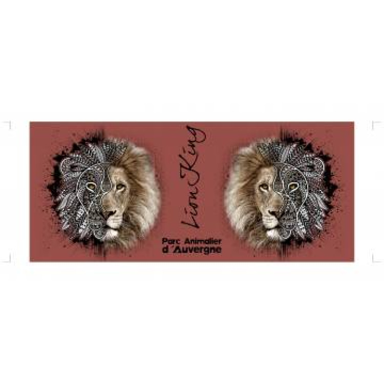 Mug blanc Lion Tribes Parc Animalier d’Auvergne Blanc Taille unique