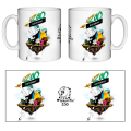 Mug blanc logo Spaycific' Zoo Blanc Taille unique