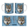 Mug blanc Loup Intemporel Bioparc Blanc Taille unique