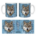 Mug blanc Loup Intemporel Zoo des Sables d’Olonne Blanc Taille unique