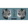 Mug blanc Loup Natives Tribes Bioparc Blanc Taille unique