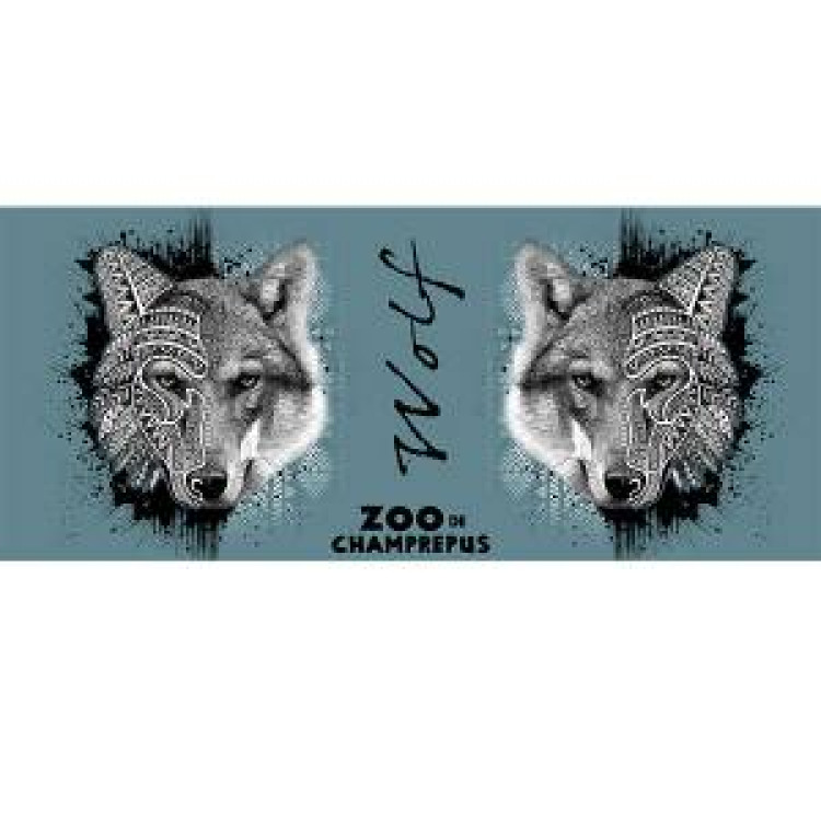 Mug blanc Loup Tribes Zoo de Champrepus Blanc Taille unique