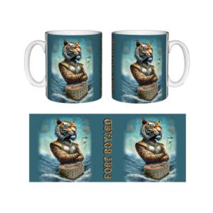 Mug blanc Maitre du Temps dans les Vagues Fort Boyard Blanc Taille unique