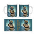 Mug blanc Maitre du Temps dans les Vagues Fort Boyard Île d’Oléron Blanc Taille unique