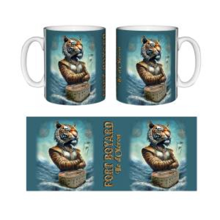 Mug blanc Maitre du Temps dans les Vagues Fort Boyard Île dOléron Blanc Taille unique